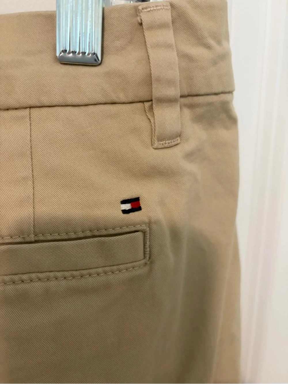 Tommy Hilfiger Women’s Tan Flat Front Shorts